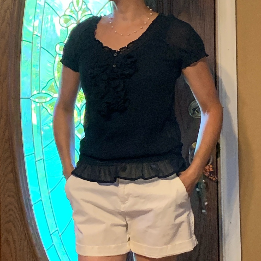 A &F Ruffled Blouse - Picture 3 of 3